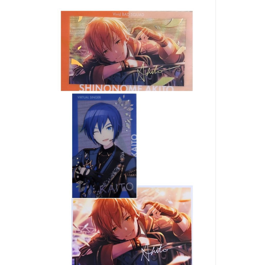 Project Sekai Epick Foil & Benefit Shinonome Akito & Foil Kaito