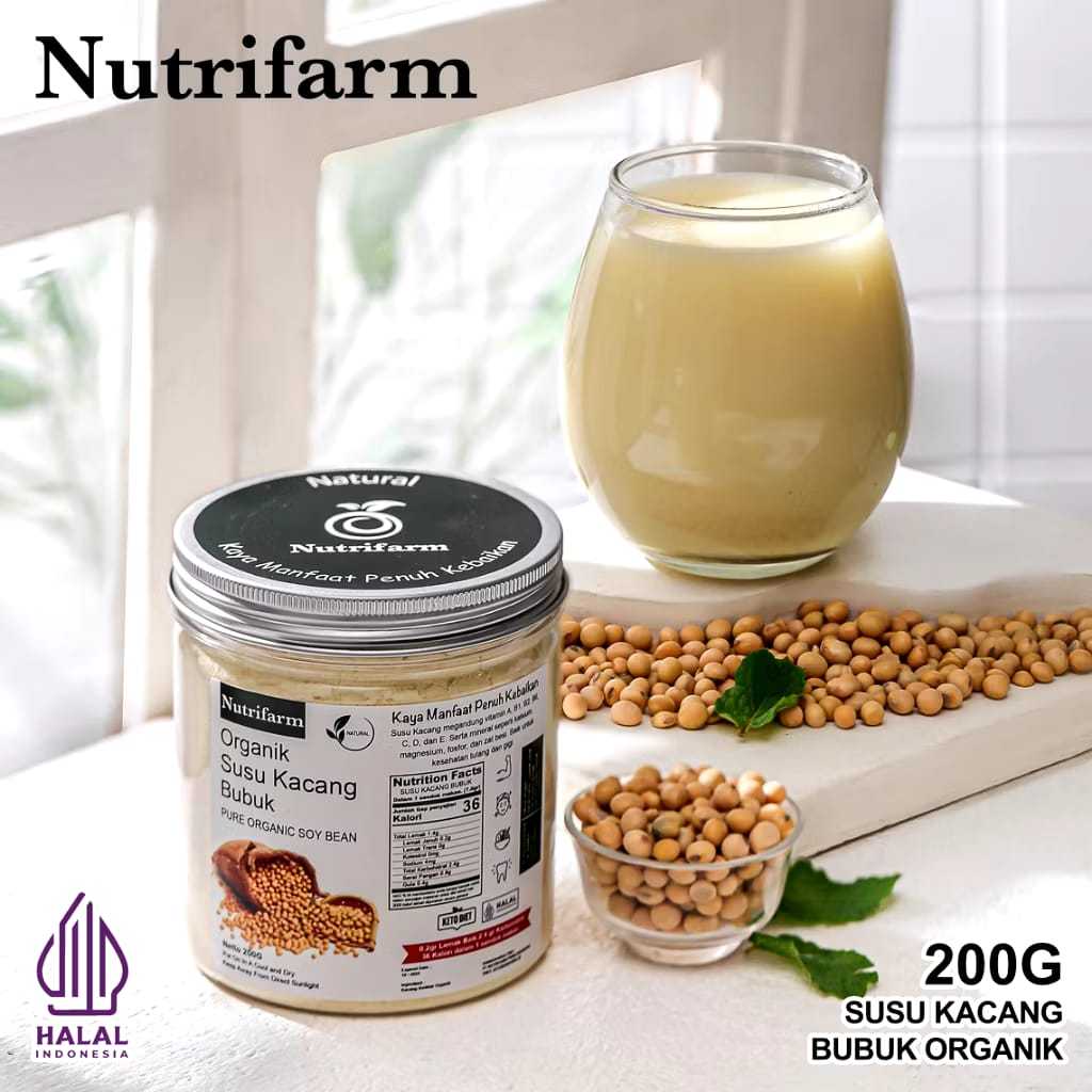 

Nutrifarm Susu Kacang Kedelai Sangrai 200g