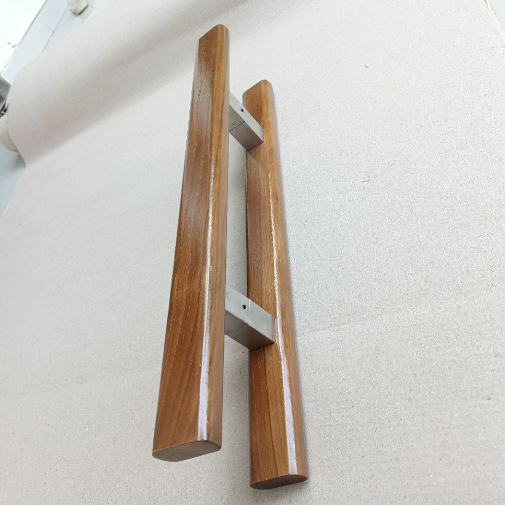 hendle Pintu kayu jati/Handle pintu baut tembus kaki kotak
