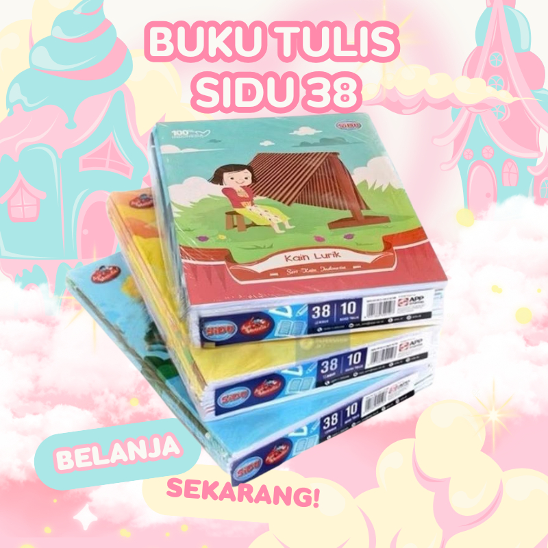 

SINAR DUNIA Buku Tulis Isi 38 Lembar (1 Pack isi 10 Pcs) / Buku Tulis||NirmalaPena