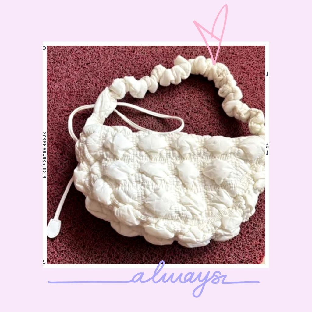 READY tas Selempang wanita lucu bisa di adjust Mr diy