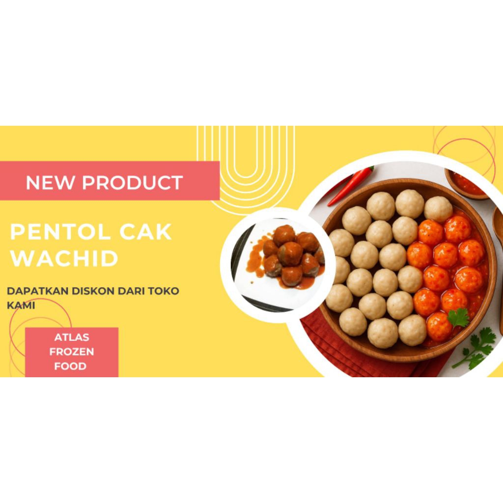 

Pentol Frozen Cak Wachid Pentol Frozen Food ( free saus pedas)