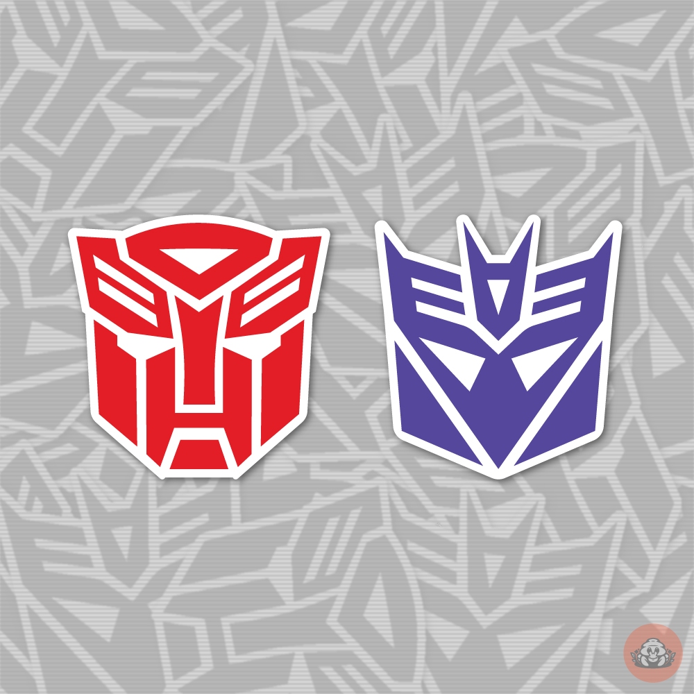 

Transformers Sticker Pack | Stiker Autobot dan Stiker Decepticon Berbahan Vinyl - 2 pcs