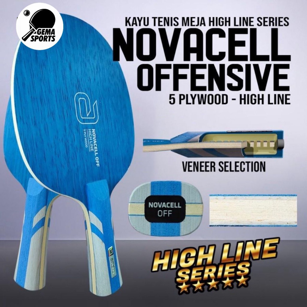 Kayu Bet Tenis Meja ANDRO NovaCell Offensive 5 Plywood Germany