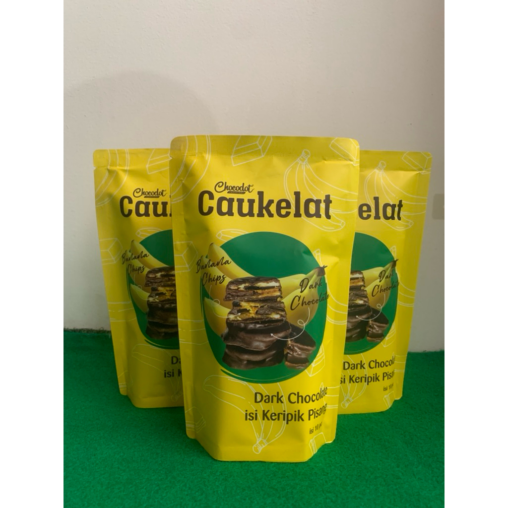 

Chocodot Caukelat isi keripik pisang