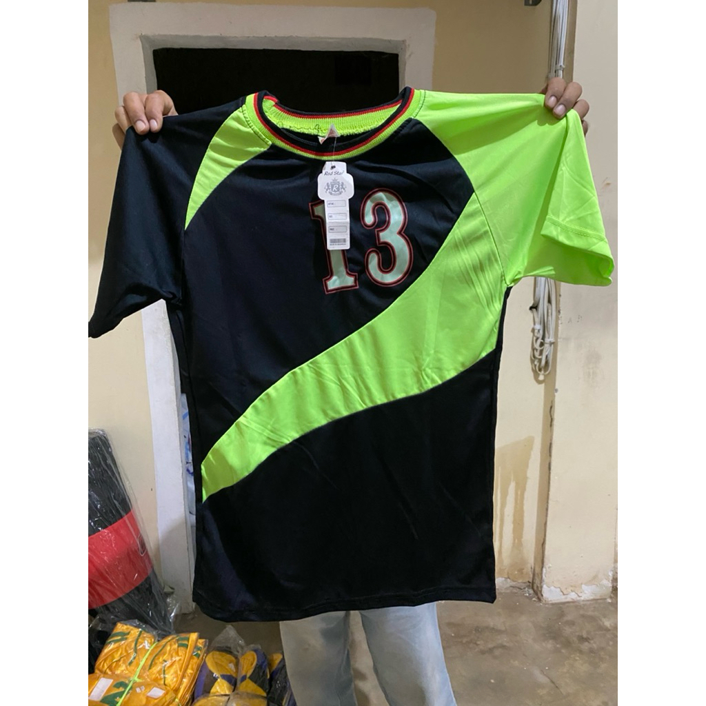 kostum jersey sepak bola sepakbola voli futsal stelan junior anak anak lusinan