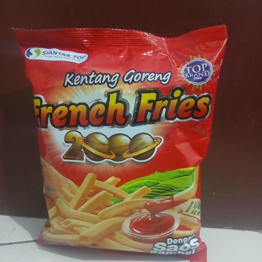 

Snack Kentang Goreng French Fries 2000 Kemasan 62gr