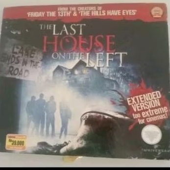 VCD ORIGINAL THE LAST HOUSE ON THE LEFT SUTRADARA WES CRAVEN