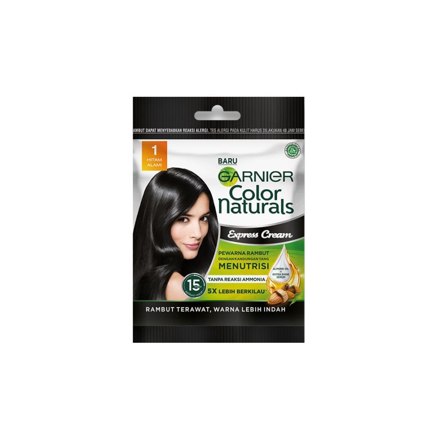 cat rambut garnier 01 hitam