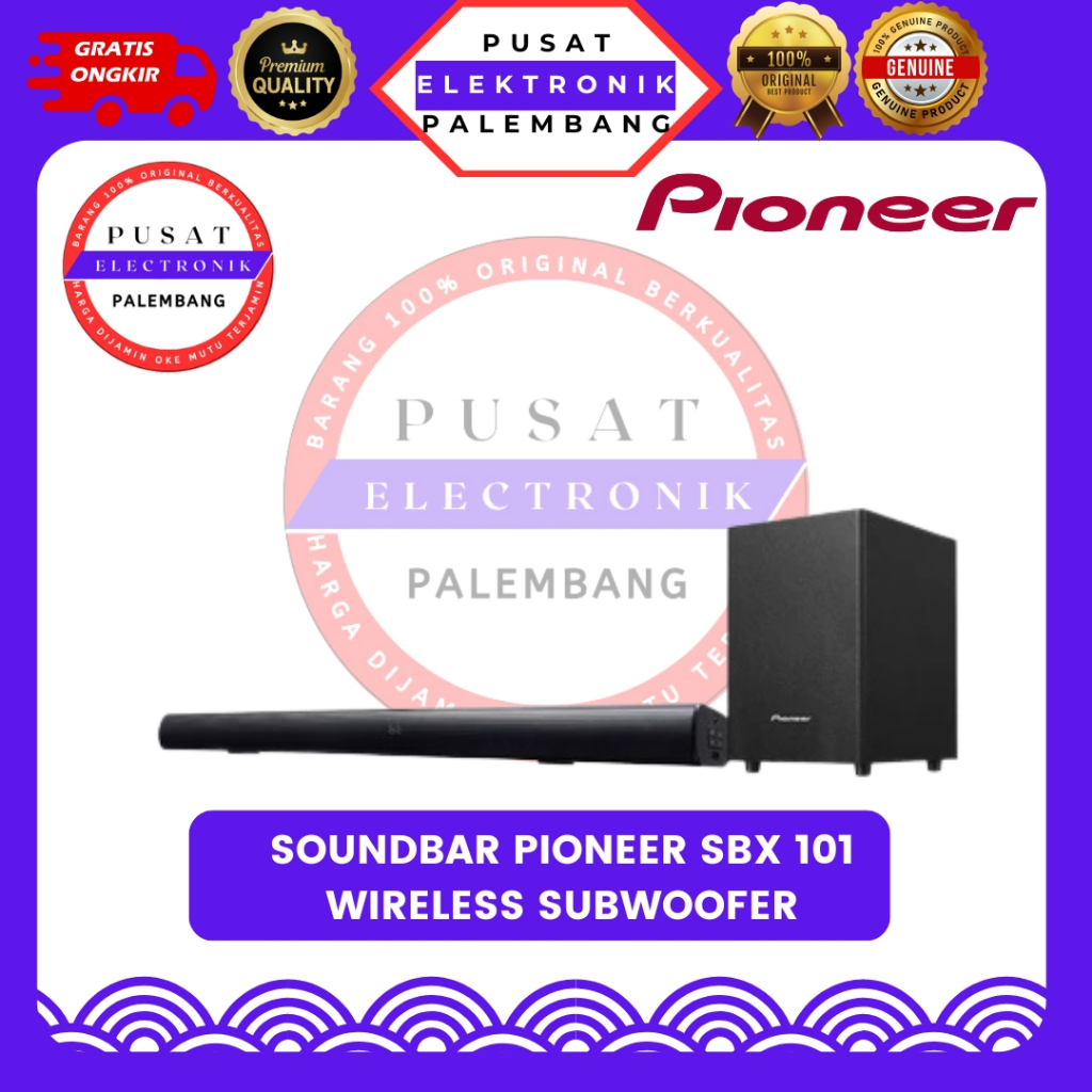 Pioneer SBX-101 Home Theater Soundbar with Subwoofer