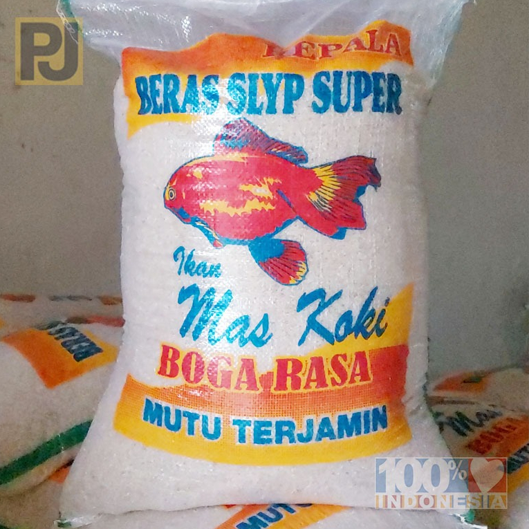 

Beras Slyp Super Cap Ikan Mas Koki Boga Rasa - Beras Putih, Pulen dan Wangi alami