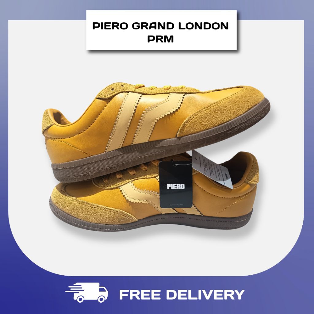 PIERO GRAND LONDON PRM Sepatu Sneaker Original Sporty Casual