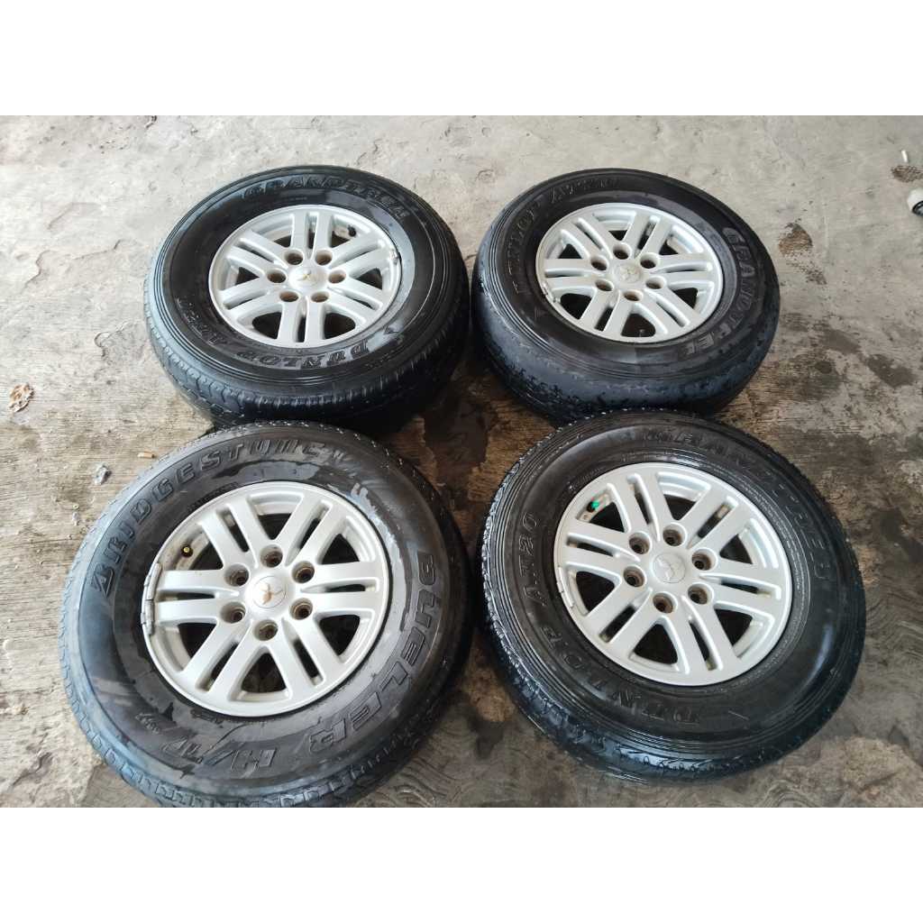 VELG MOBIL ORI STD TRITON RING 16 LEBAR 6 LUBANG BAUT PCD 6X139 ET30 PELEK SAJA