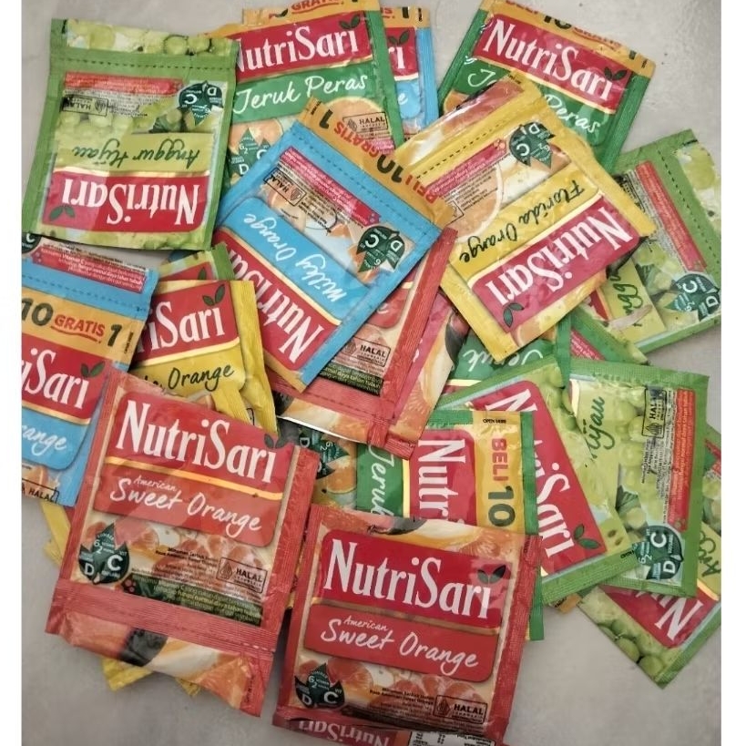 

Bungkus Nutrisari bekas bersih bagus