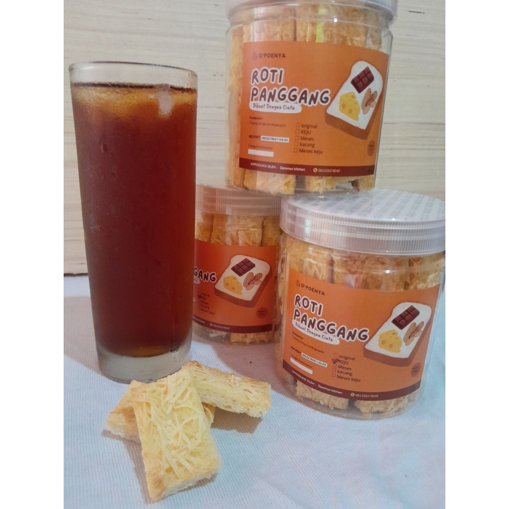 

Roti panggang mini keju