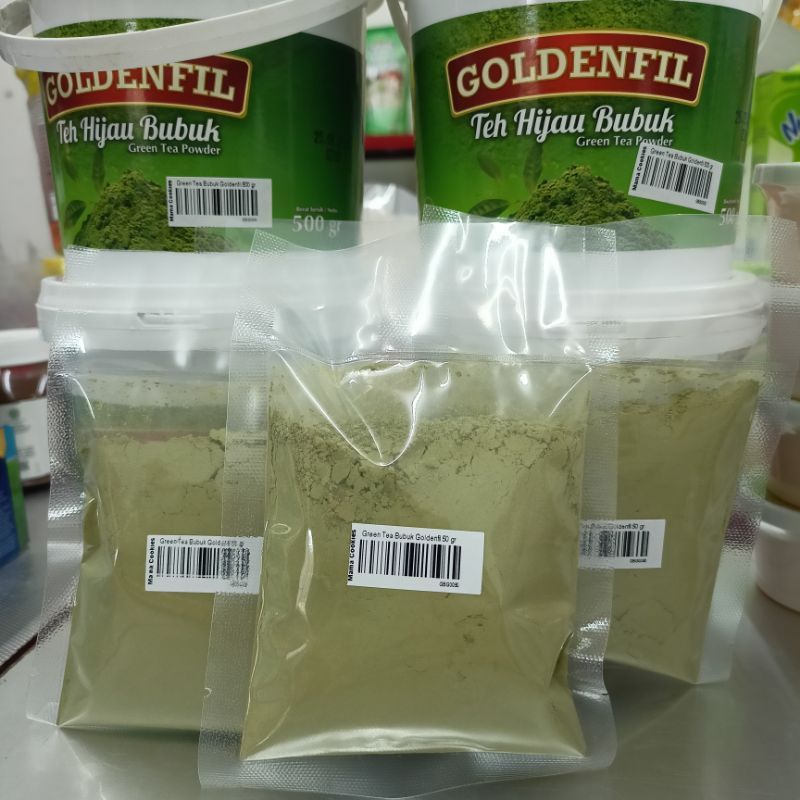

GOLDENFIL MATCHA POWDER TEH HIJAU BUBUK 20 GR