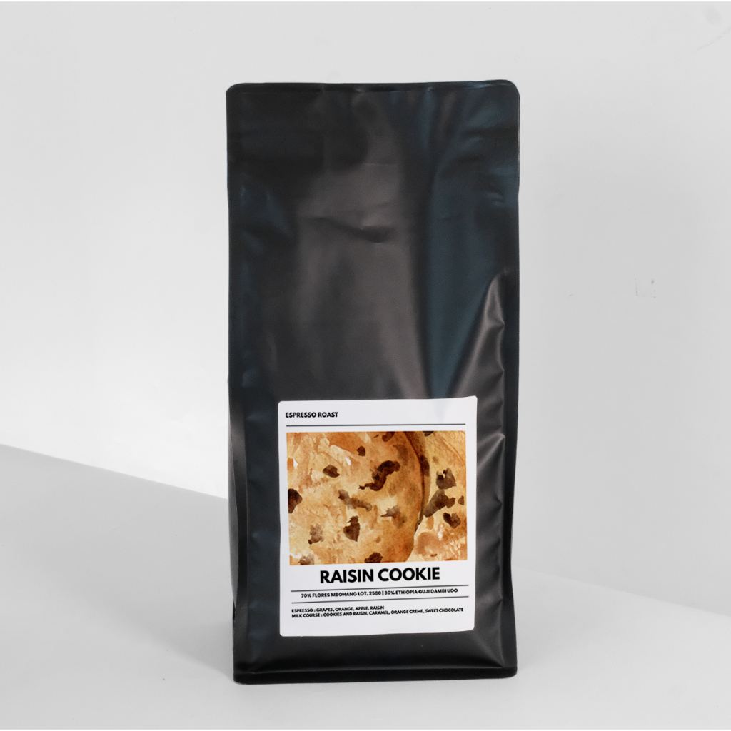 

Koeslan Coffee Roastery - Raisin Cookies Espresso Blend - Biji Kopi arabika