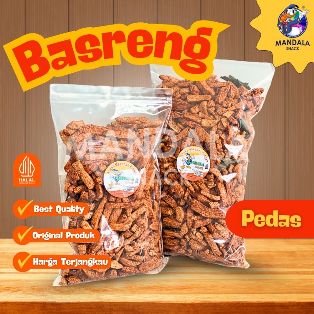

BASRENG STIK PEDAS DAUN JERUK 500gr/1 KG MANDALA SNACK