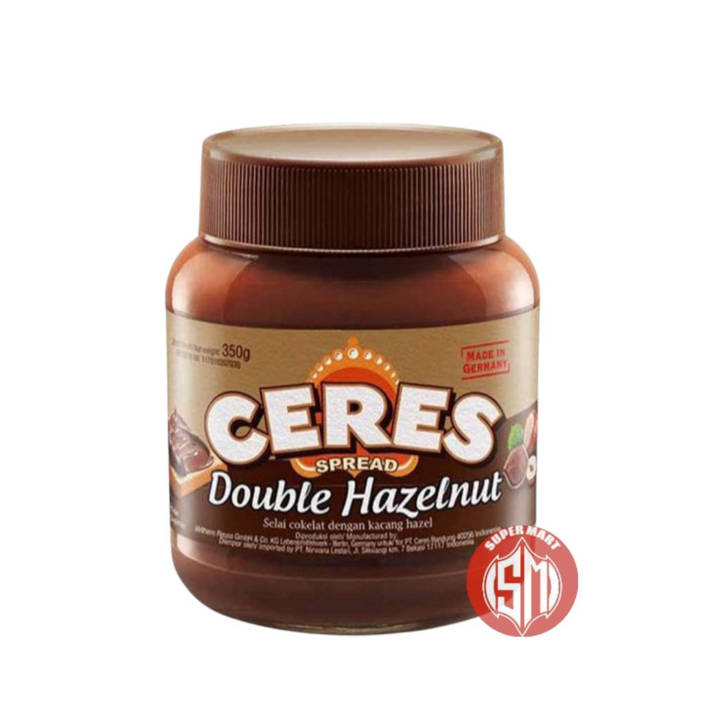 

Ceres Choco Spread Double Hazelnut 350 gr