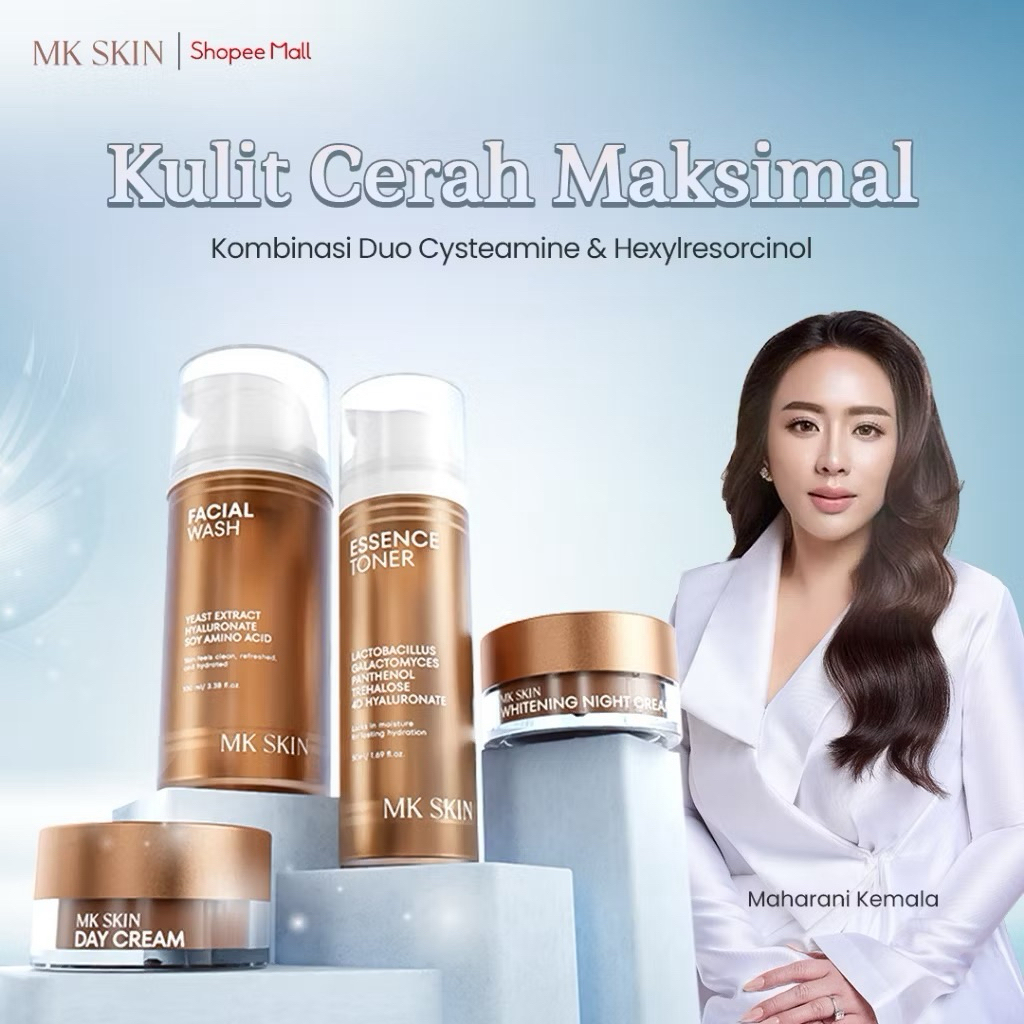 MK SKIN PAKET WAJAH WHITENING GLOWING