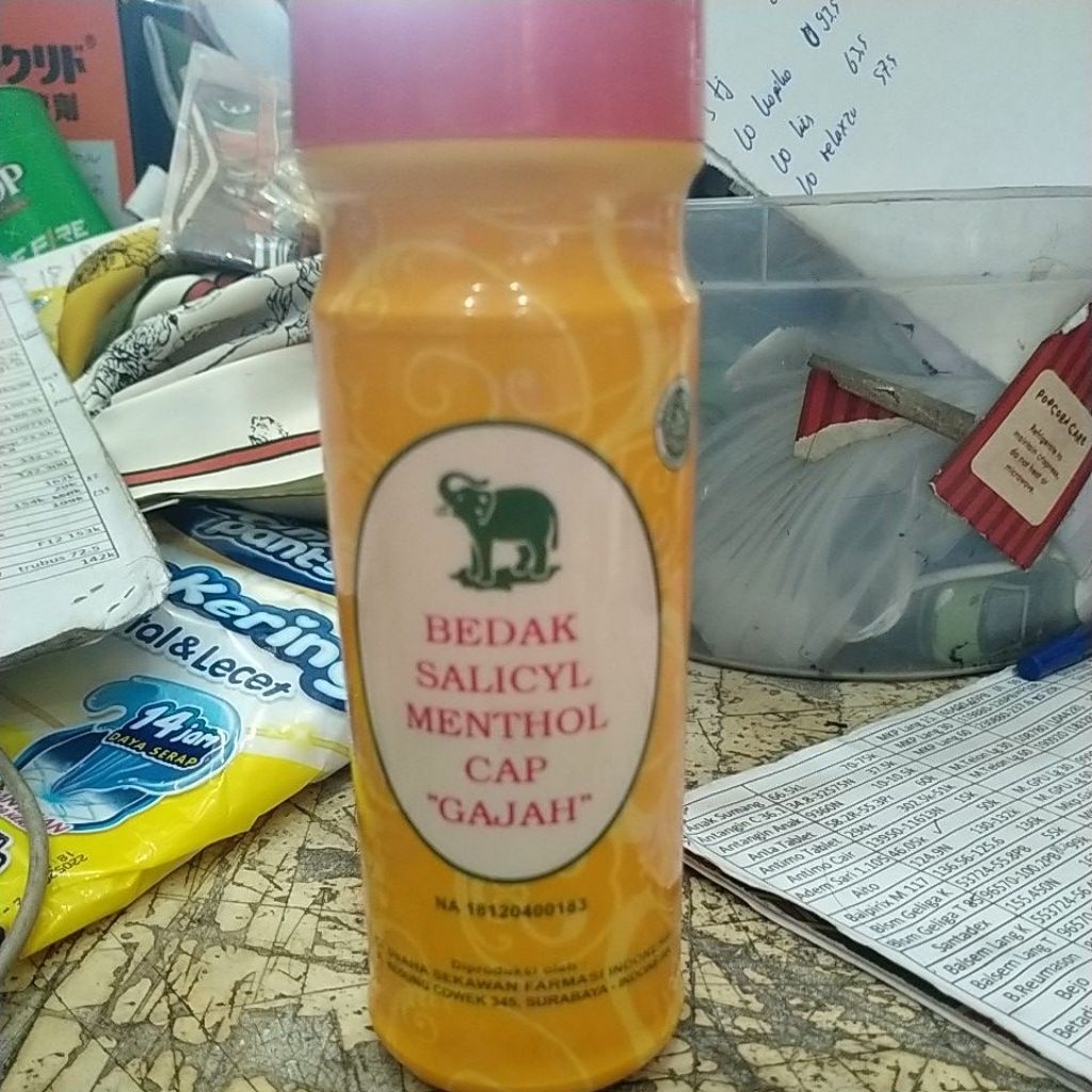 BEDAK SALICYL MENTOL ,PER BOTOL.