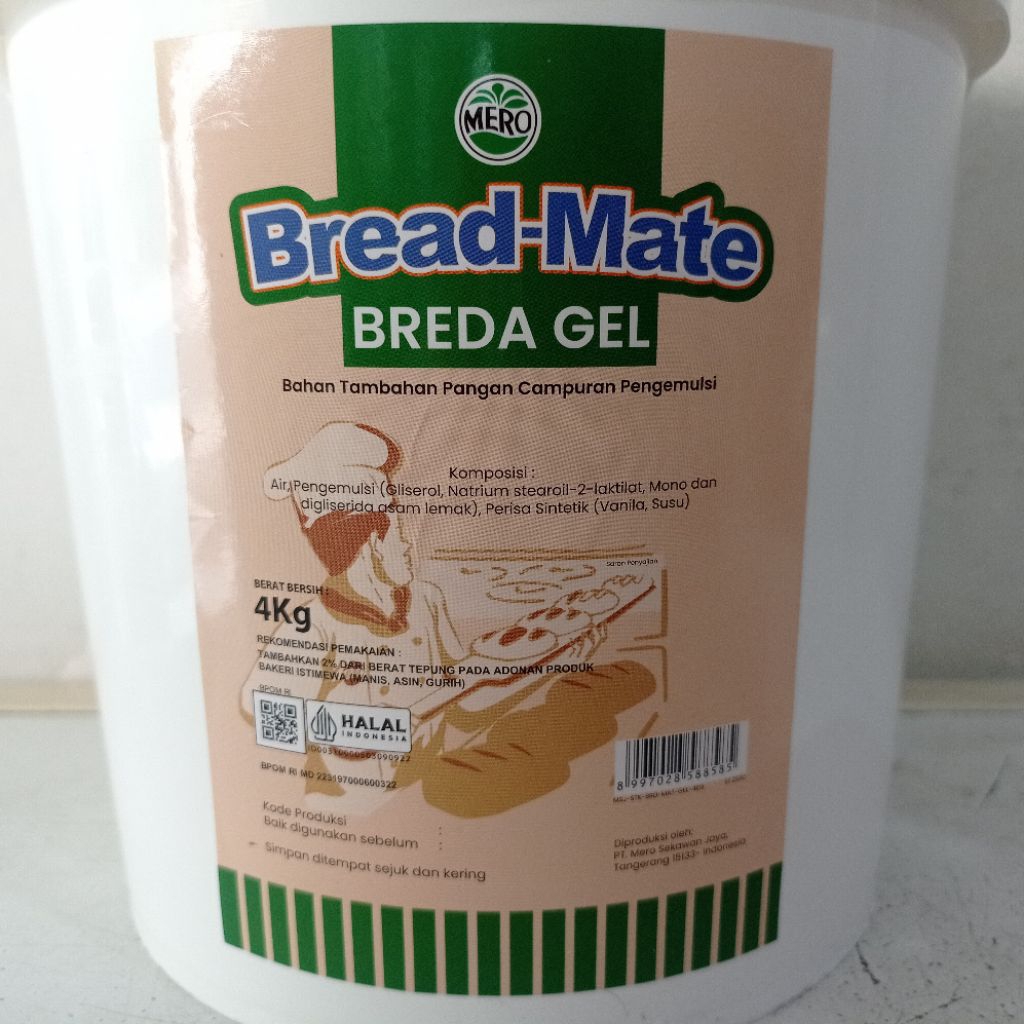 

Mero bread mate breda gel 100 gram | breda gel | bread gel | breda gel roti | pelembut roti