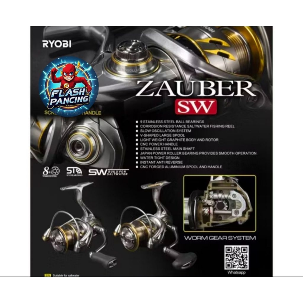 REEL RYOBI ZAUBER SW 2000/2500/3000/4000 - POWER HANDLE