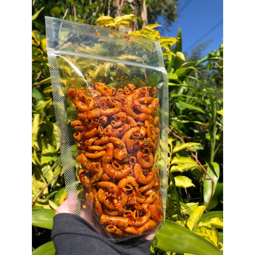 

Makaroni Bantet Seblak Cikruh Kering / Seblak Makaroni Pedas Kriuk / Cemilan Pedas Viral Kekinian