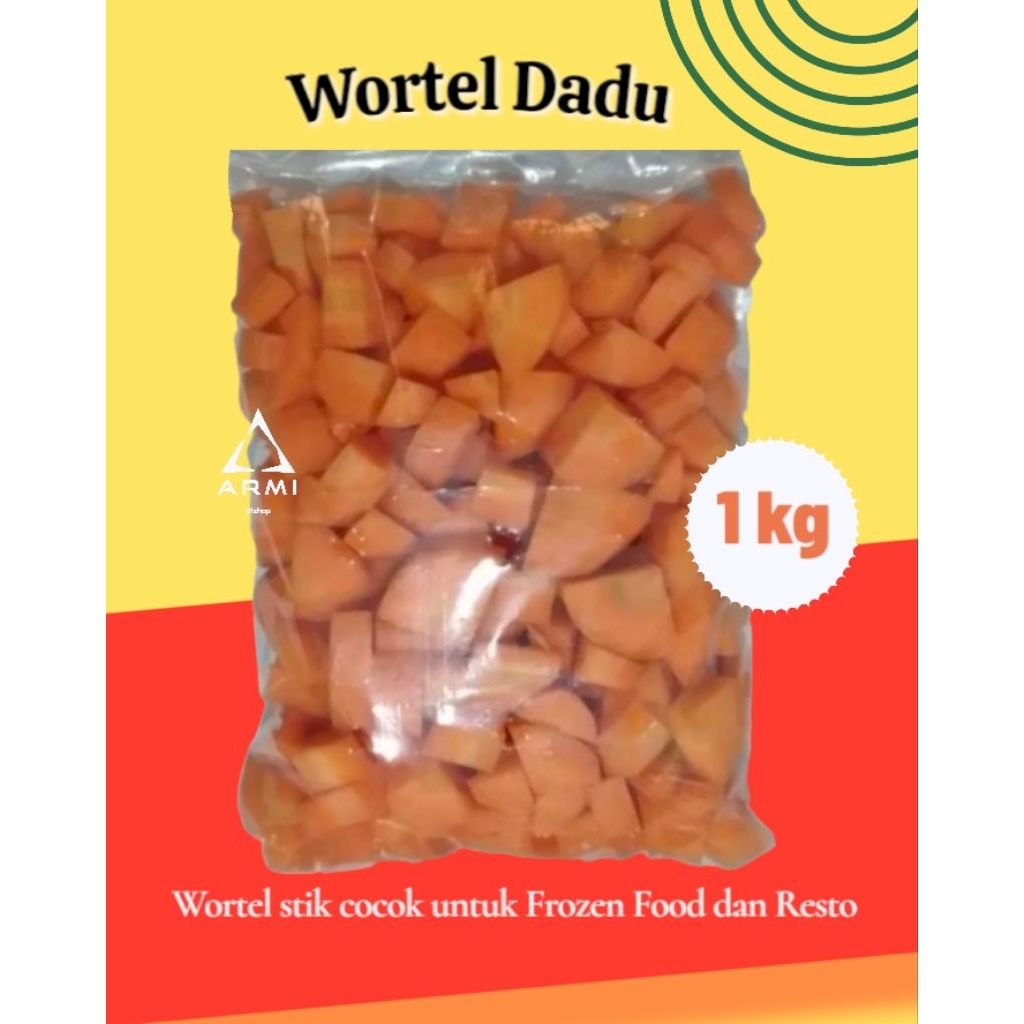 

Wortel Potong Wortel Dadu 1 kg