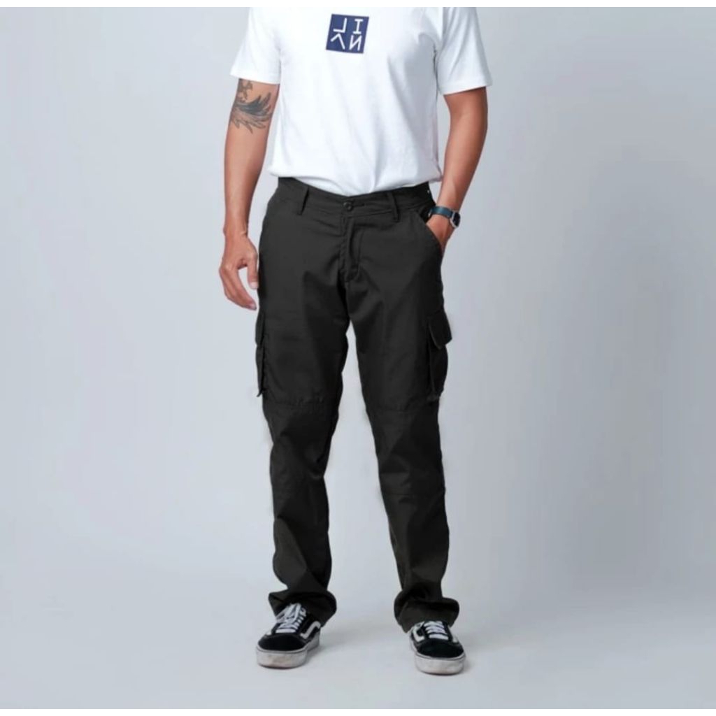 Celana Cargo Bahan Ripstop Celana Bahan Tactical Polisi Tentara