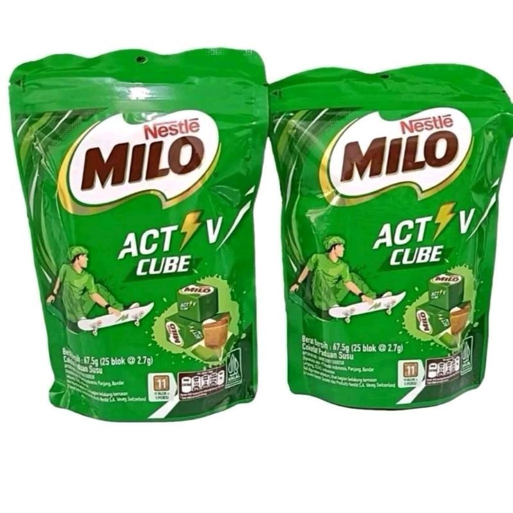 

MILO ACTIV CUBE ISI 25 PCS 67,5 GRAM