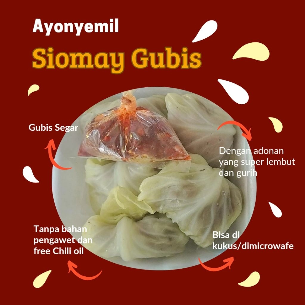

Siomay gubis ayonyemil || isi 5 pcs || Bisa COD || Free ongkir