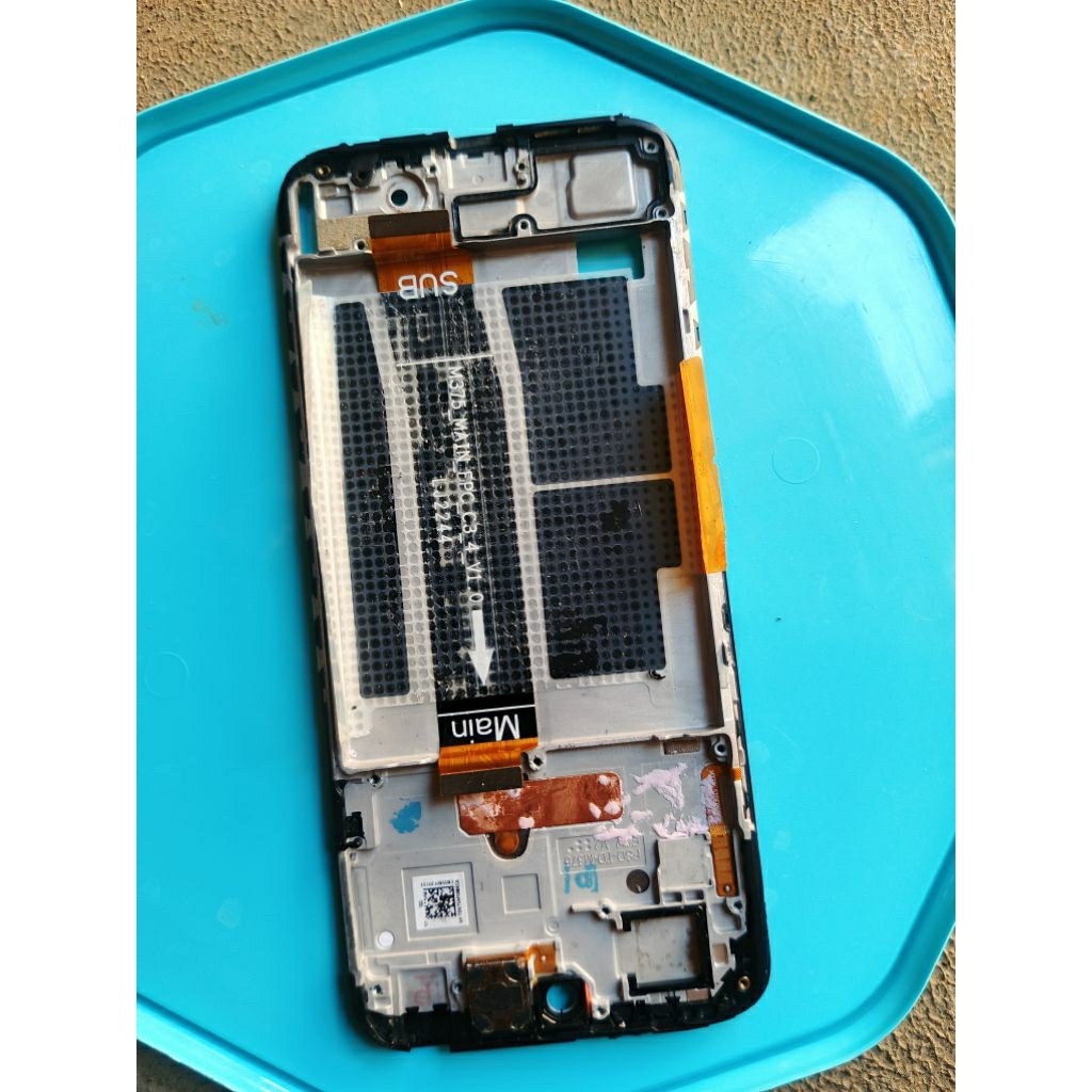 FRAME RANGKA TULANG LCD POCO M4 PRO ORIGINAL COPOTAN MULUS