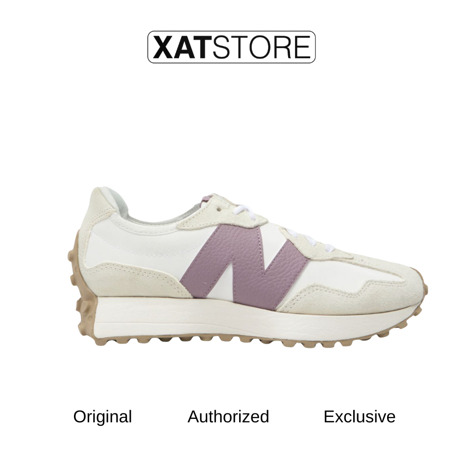 NEW BALANCE 327 - WHITE PURPLE (100% ORIGINAL)