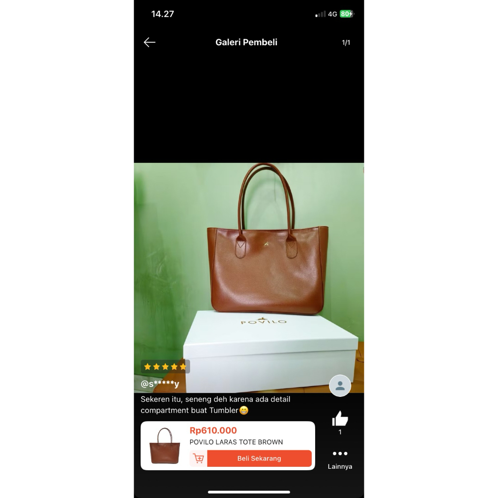 Tas Povilo (Khusus Pengiriman)