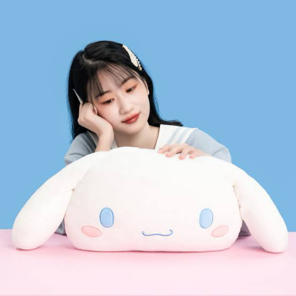 Miniso Sanrio Cinnamoroll Head Pillow / Bantal boneka mainan anak