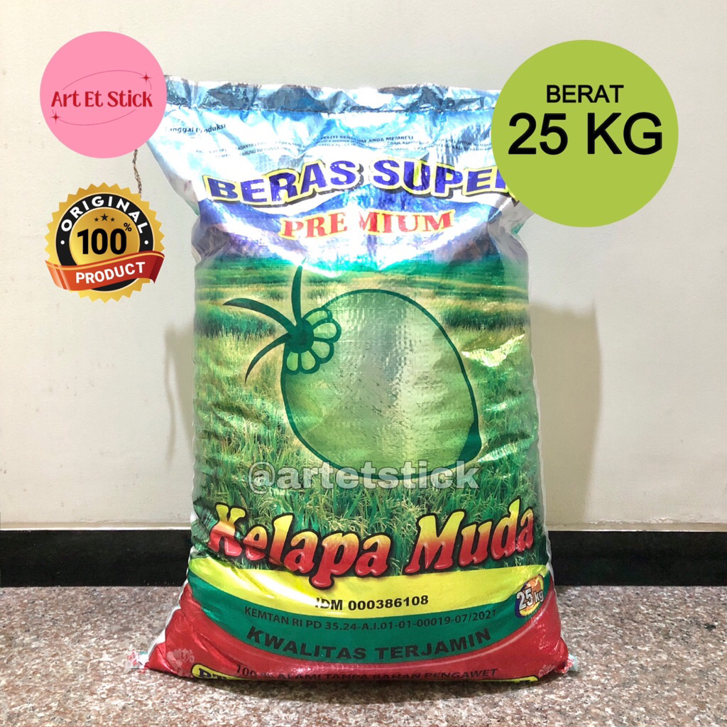 

Beras Kelapa Muda 25 Kg Super Premium