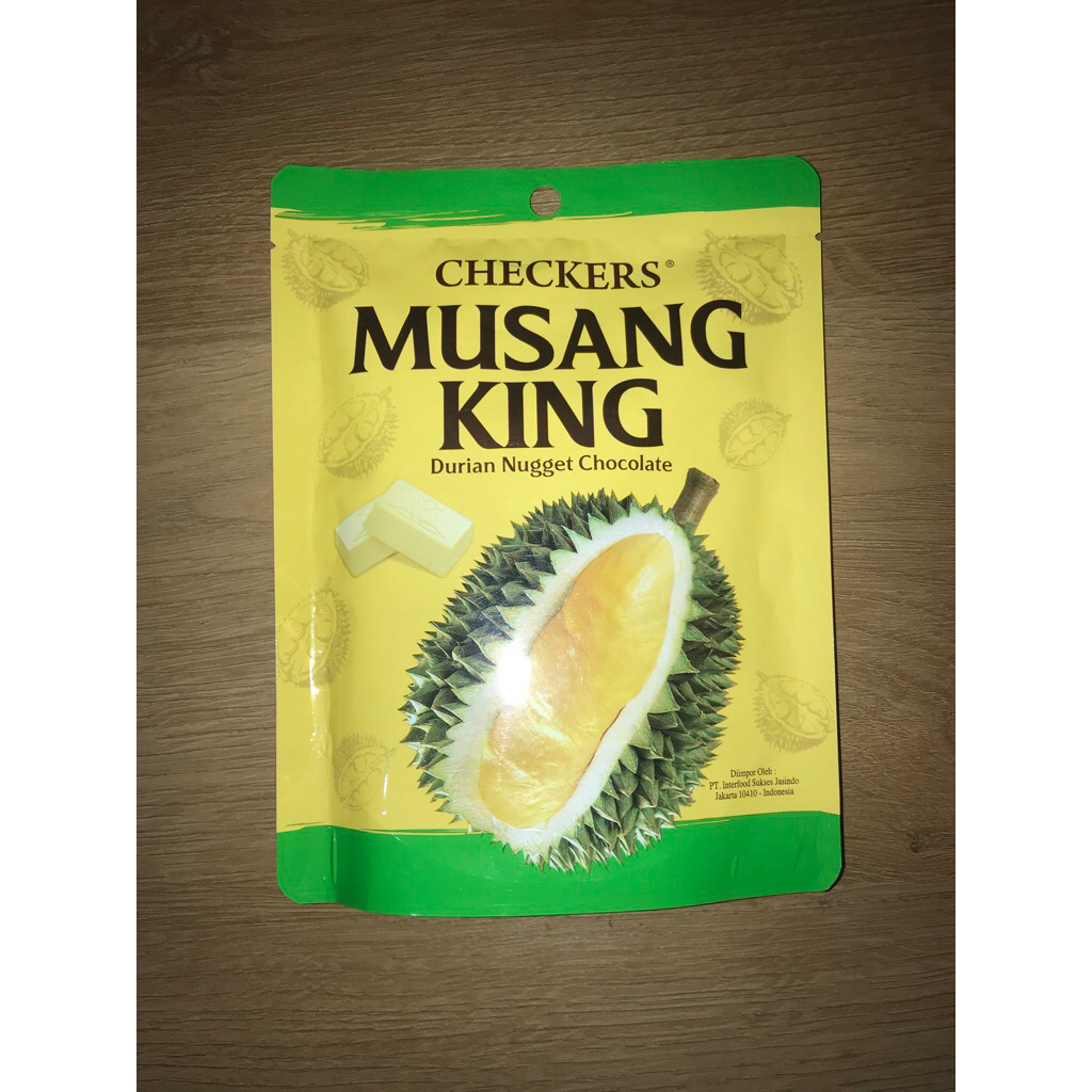 MUSANG KING CHECKERS DURIAN NUGGET CHOCOLATE