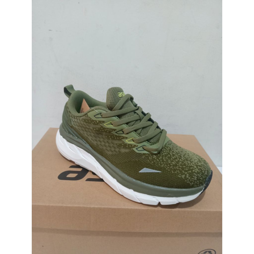 Sepatu Lari Pria Astec Kongo Running. Army Green. ASCFWM4FRCRM