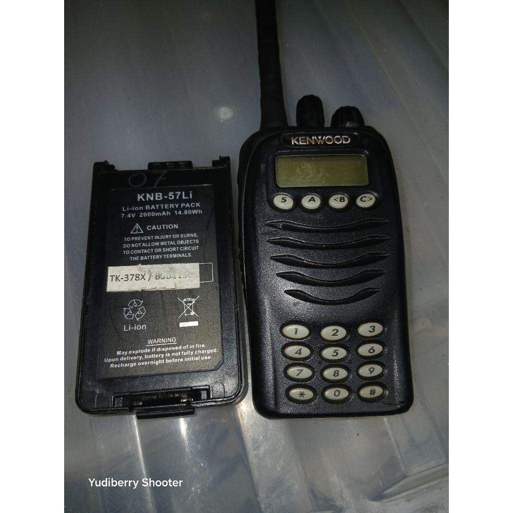 Ht Kenwood TK378X Uhf Digital Ht Kenwood Digital TK-378 X