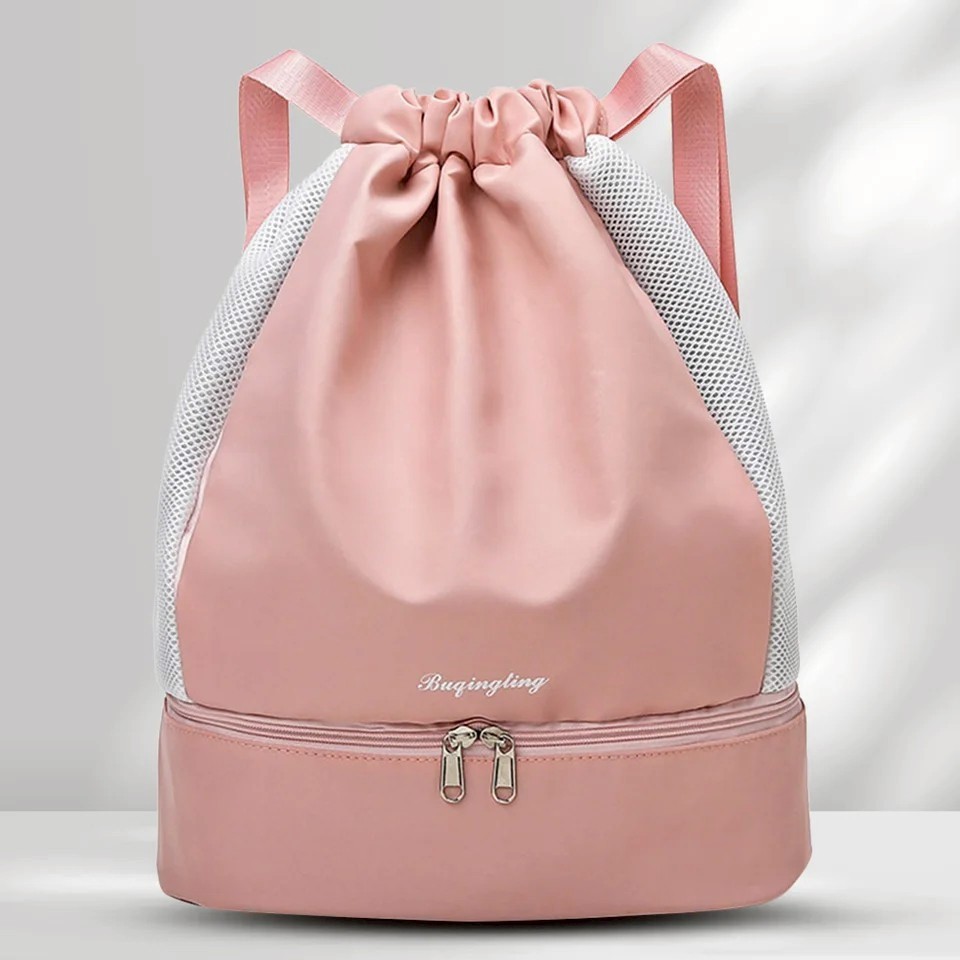 Tas Ransel Serut Anti Air Tas Serut Travel Anti Air Backpack Gym Wanita Tas Olahraga Travel Impor