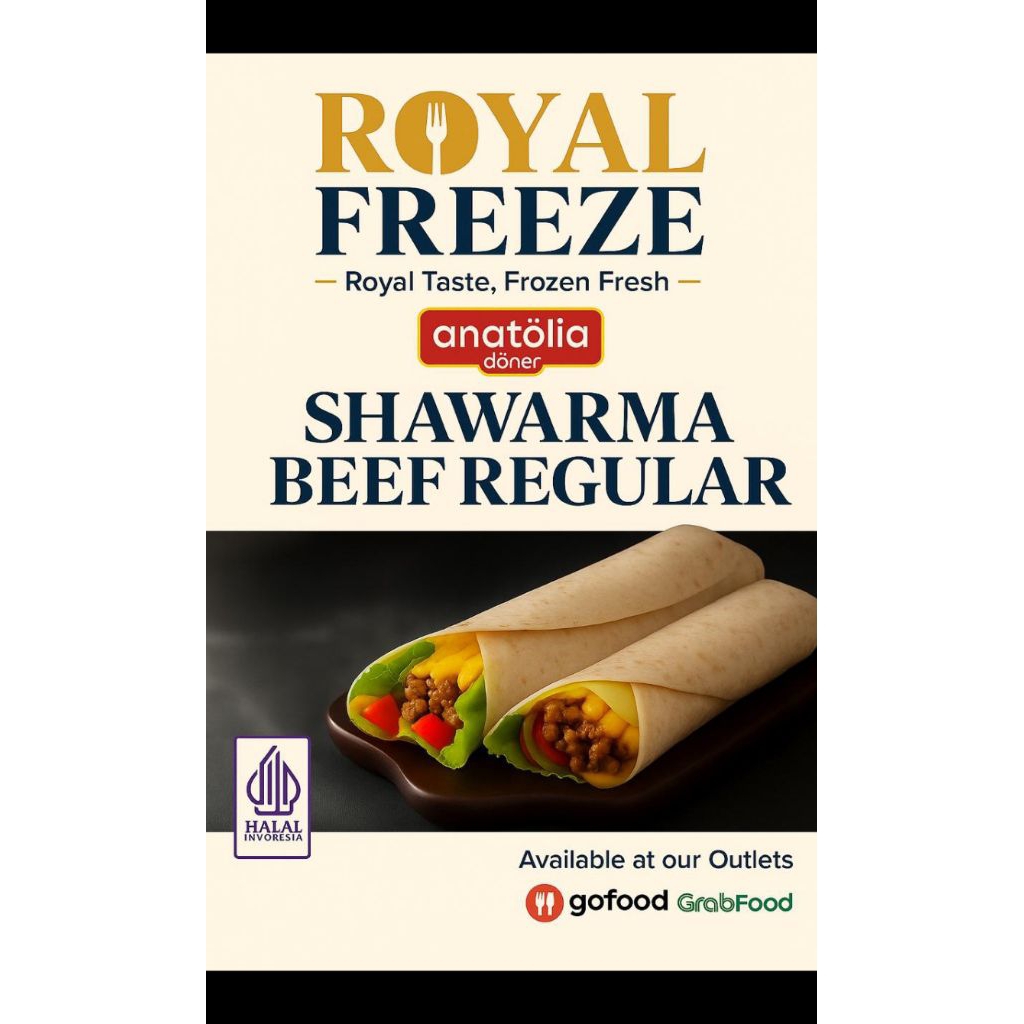 

Royal Freeze Beef Shawarma Reguler