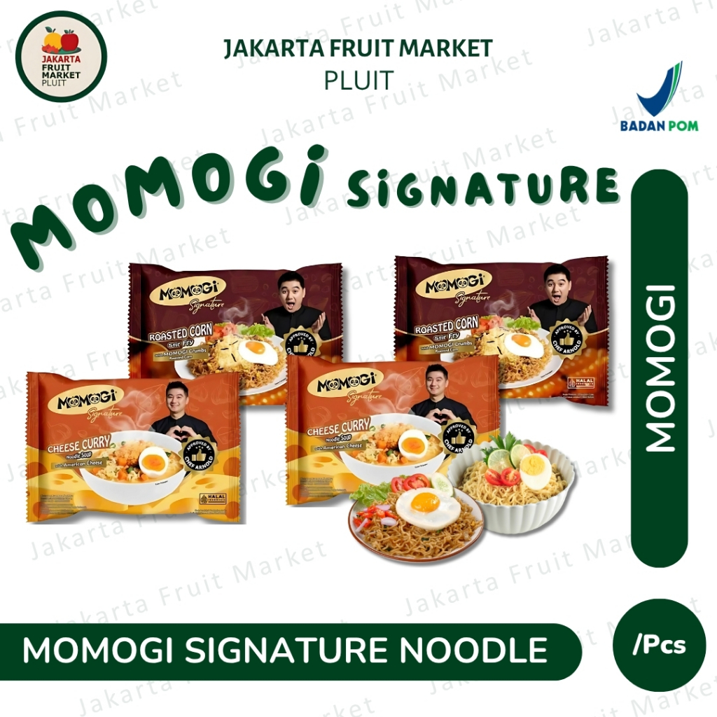 

MOMOGI SIGNATURE ROASTED CORN STIR FRY NOODLE AND CHEESE CURRY NOODLE SOUP