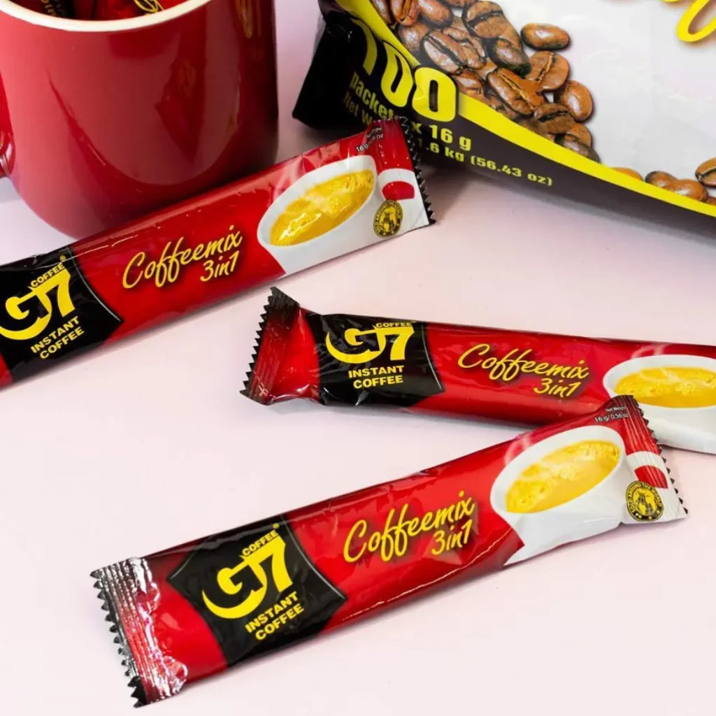 Kopi Vietnam G7 Instant Coffee Coffeemix 3 in 1 Sachet