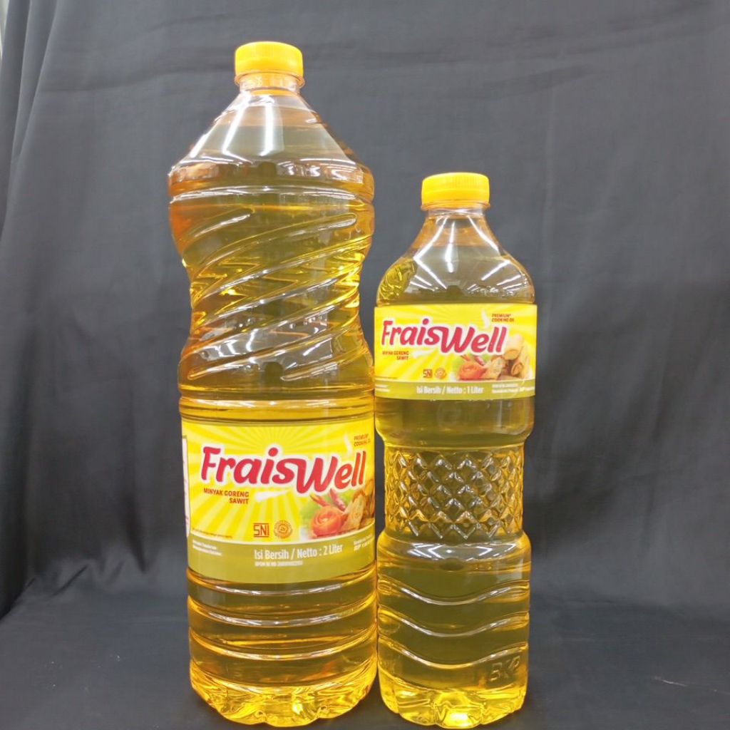 

Minyak Goreng fraiswell kemasan botol 1L & 2L