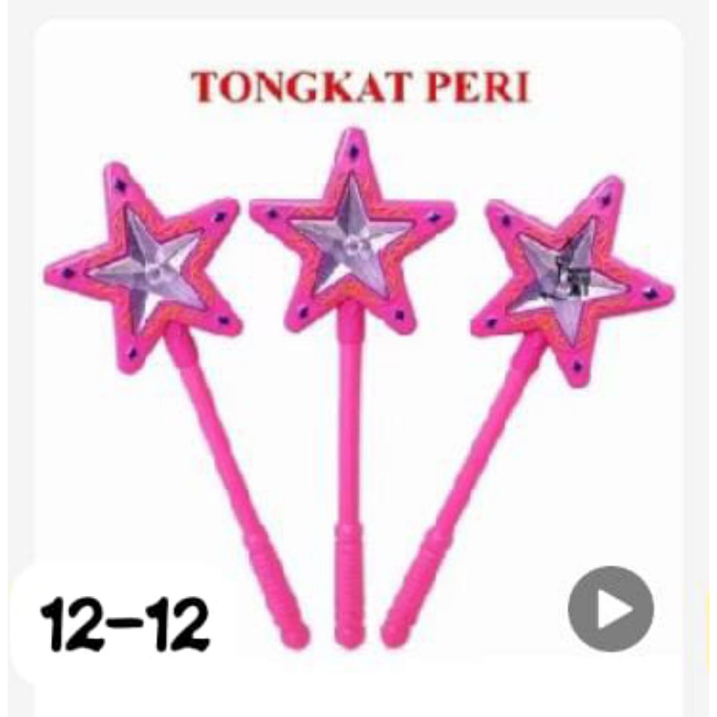 Mainan Tongkat Peri Fairy Magic Wand 12-12 Mainan Tongkat Peri Ajaib Bintang