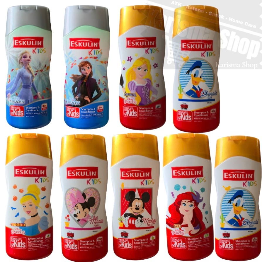 Eskulin Kids Shampoo & Conditioner 200ml Princess Disney Series