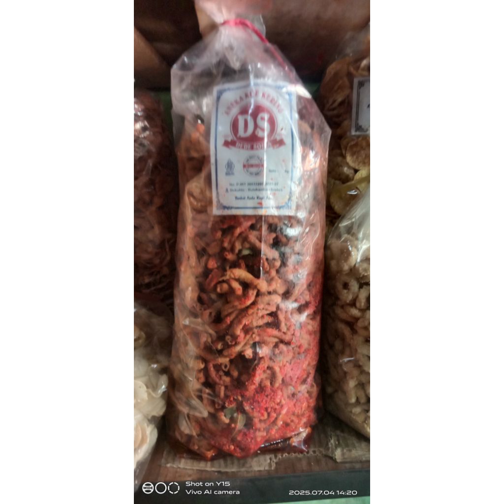 

Usus gurih pedas asin crispy