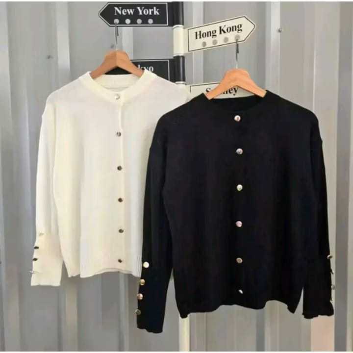 Cardigan Starla Rajut Wanita Cardigan Rajut Wanita Knitwear Cardigan / Cardigan Rajut Korea Style