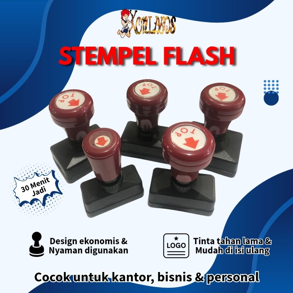 

STEMPEL, STEMPEL OTOMATIS/FLASH, STEMPEL CUSTOM, STEMPEL PERUSAHAAN